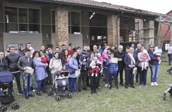 Inaugurazione del giardino con alberi da frutto antichi